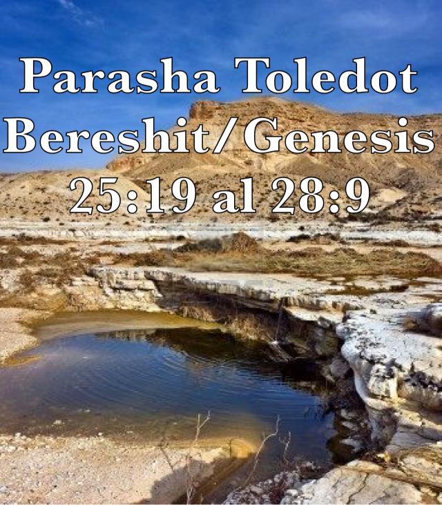 PARASHA TOLEDOT Bereshit / Genesis 25:19 al 28:9